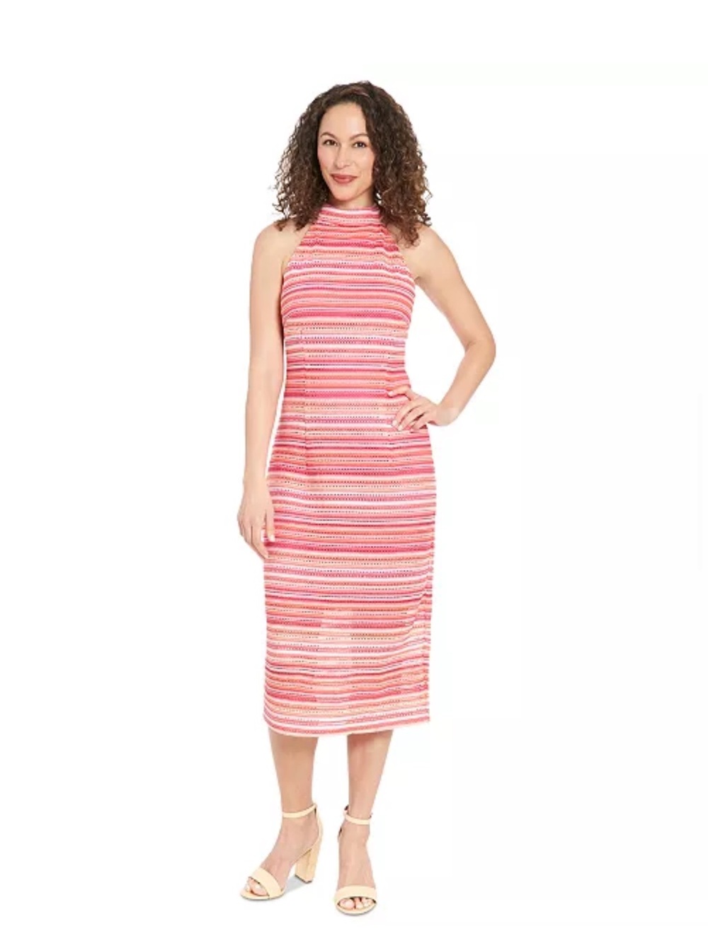 London Times
Petite Crochet Halter Midi Dress 14P NET